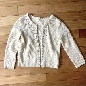 Vintage Cardigan. Size XS. Color white